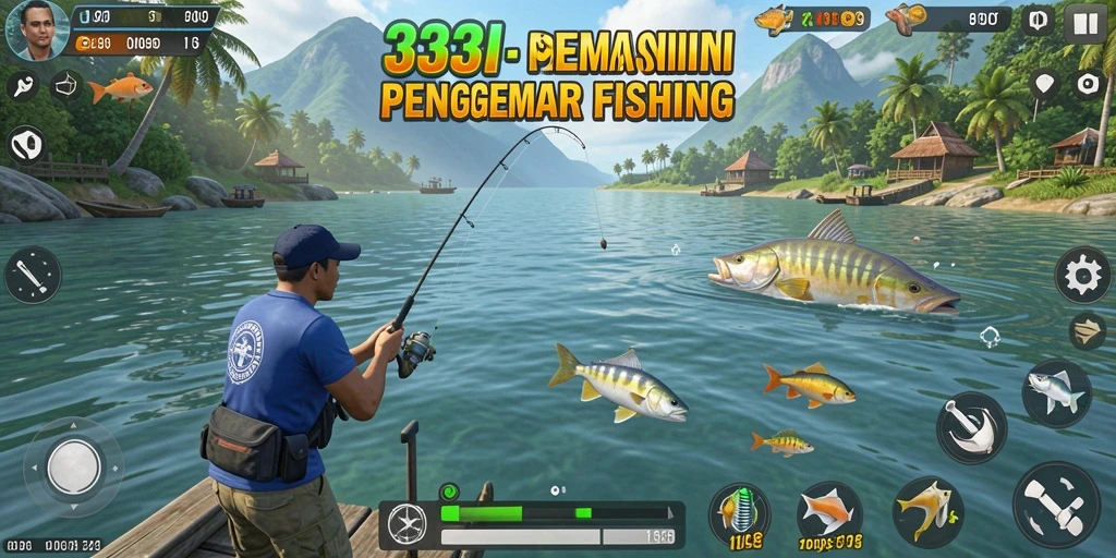 Tangkapan ikan besar di gameplay 333I yang seru.