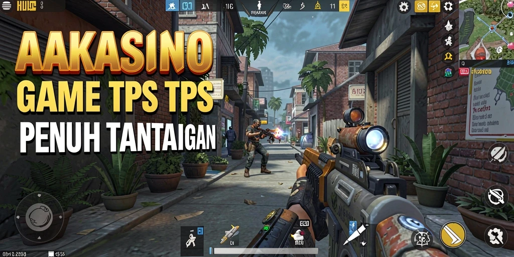 Gameplay seru AAKASINO dengan aksi TPS yang mendebarkan.