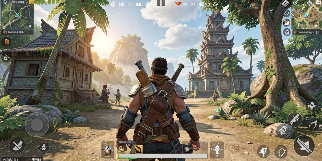 Tampilan menarik dari gameplay Open World API33 yang seru.