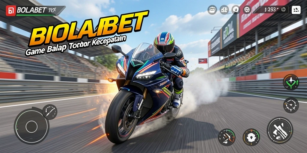 Tampilan gameplay <strong>BIOLABET</strong> yang intens di trek balap menantang.