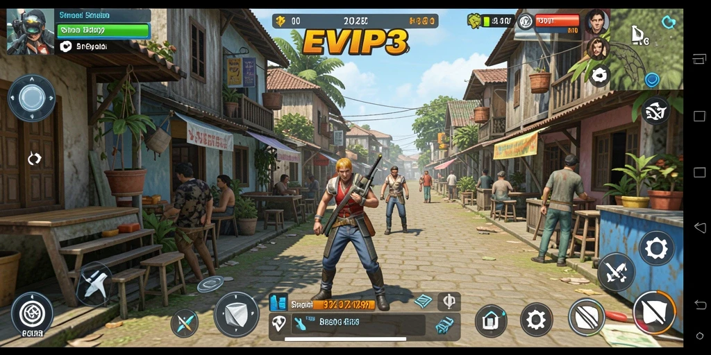 Tampilan gameplay EVIP3 yang menarik dan penuh interaksi.