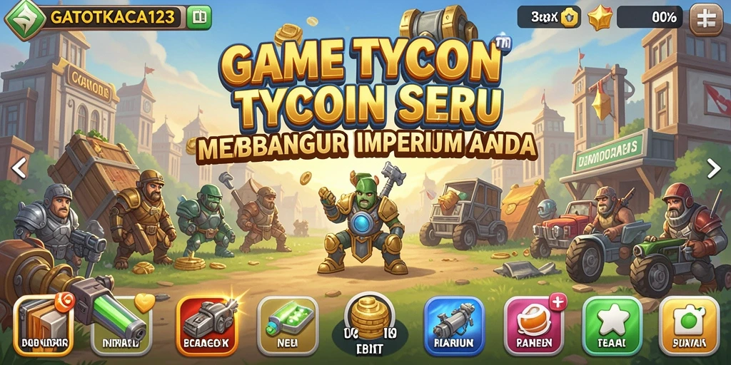 Tampilan gameplay GATOTKACA123 yang menarik dan sangat interaktif.