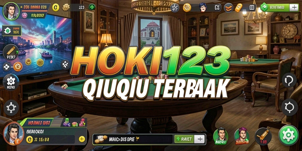 Screenshot gameplay HOKI123 yang menunjukkan momen seru permainan QiuQiu.