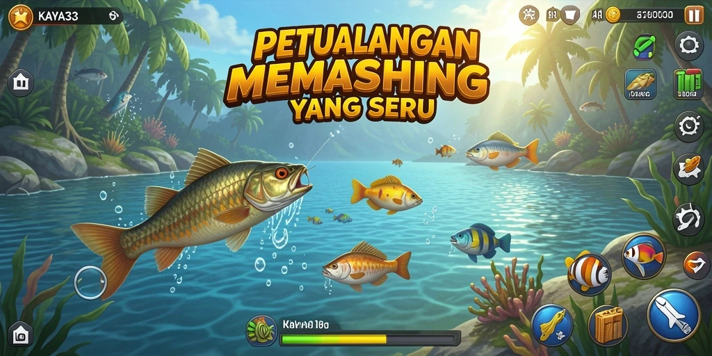 Screenshot gameplay KAYA33 menampilkan pengalaman memancing yang menakjubkan.