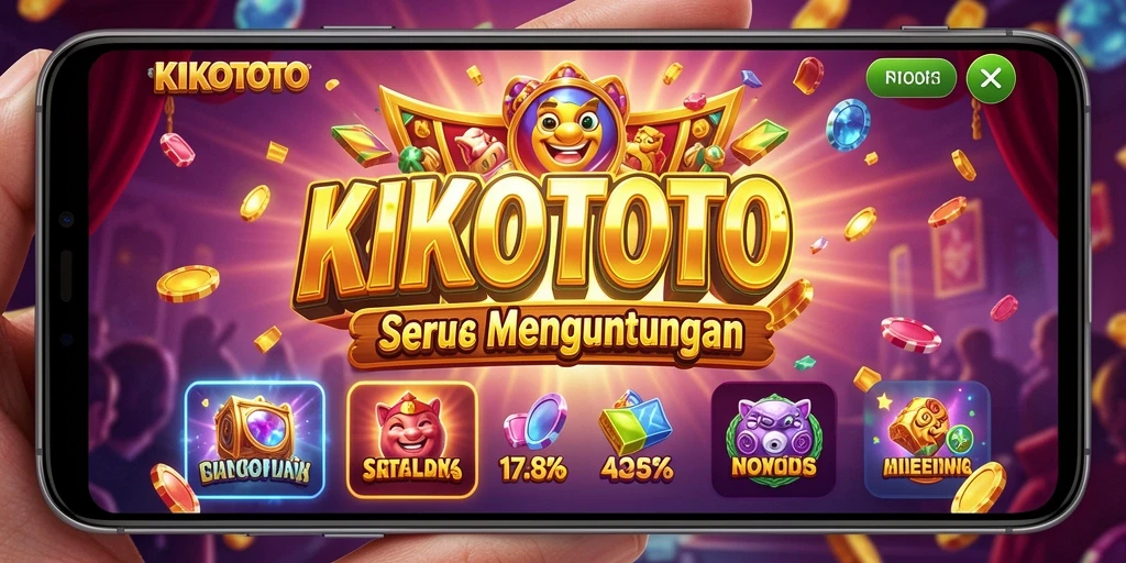 Tampilan gameplay KIKOTOTO yang menarik dan interaktif.