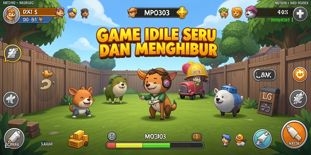 Gambaran gameplay MPO303 dengan elemen Idle yang menarik.