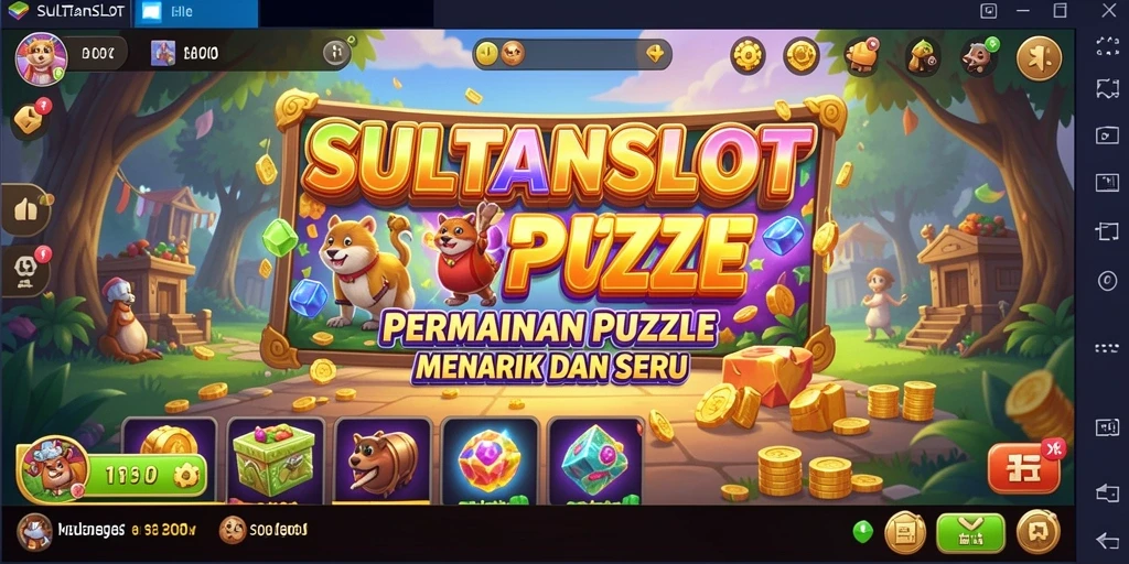 Tampilan gameplay menarik dari SULTANSLOT dengan teka-teki yang menantang.