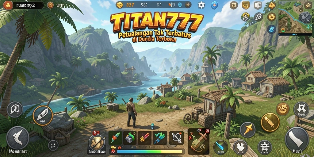 Tampilan menakjubkan dari gameplay dunia terbuka TITAN777.
