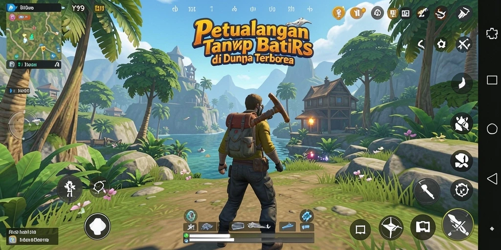 Tangkapan layar Y89 menampilkan dunia terbuka yang menakjubkan dan eksplorasi yang mendalam.